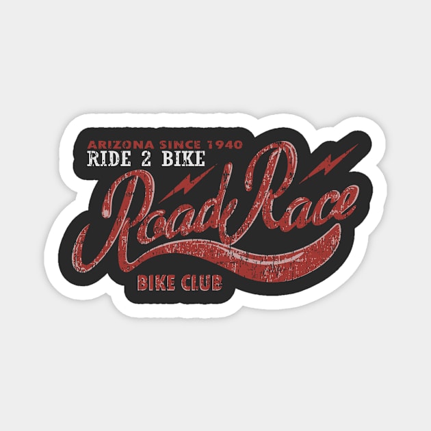 Road Race bike club Arizona 1940 Magnet by vender