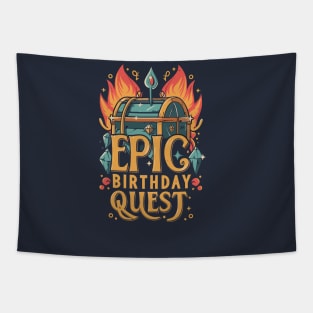 Epic BIrthday Quest Tapestry