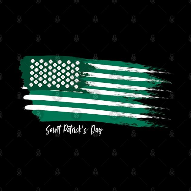 American Flag Saint Patrick's Day by smartrocket