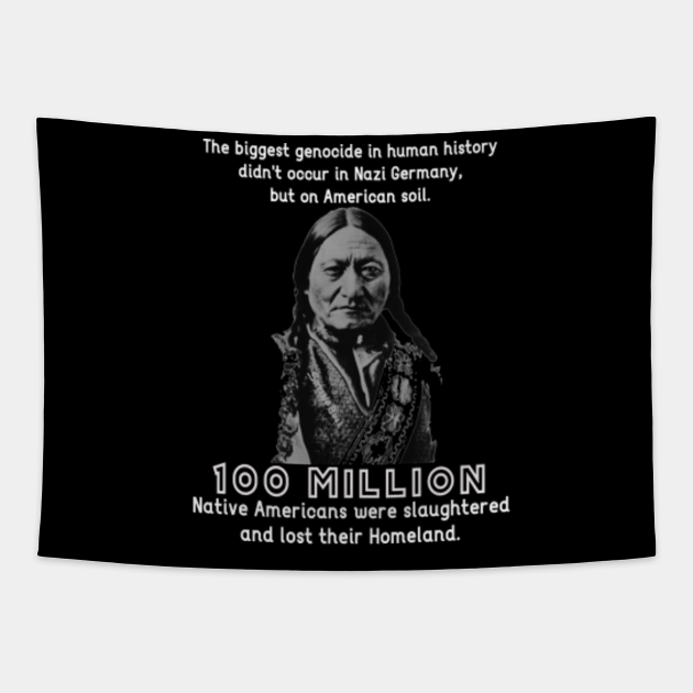 Disover sitting bull - Native American - Tapestry