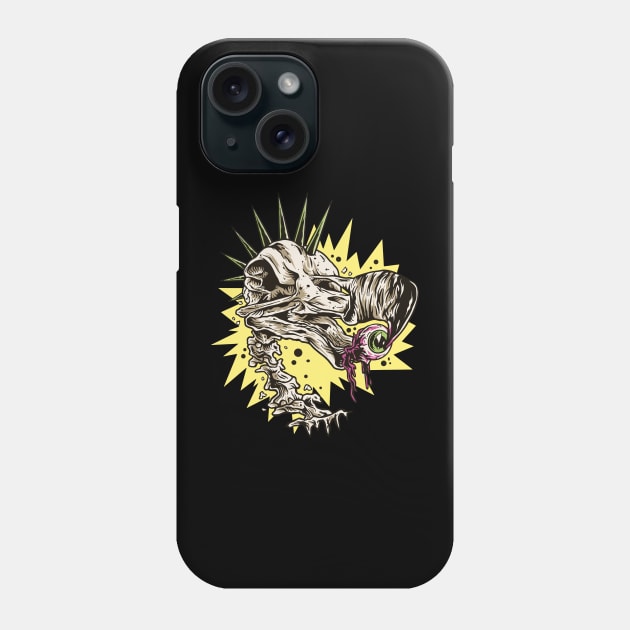 Punk Rock Dodo Bird Phone Case by LAPublicTees