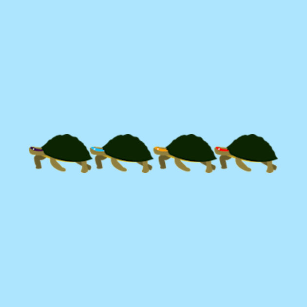 Martial Arts Turtles by LuisP96