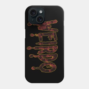 Weirdo Typography | Creepy Bloody Script Font Design Phone Case