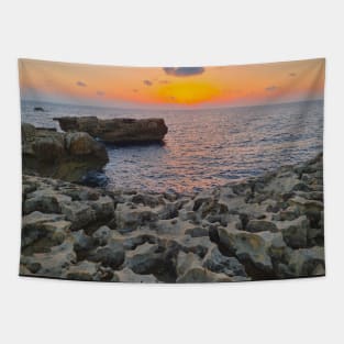 Sunset Sea Horizon Tapestry