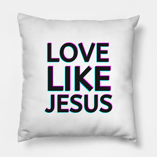 Love Like Jesus: Spread Kindness and Compassion Pillow by TheChristianStore