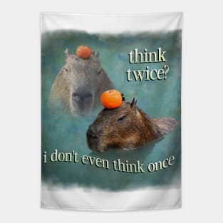 Capybara Meme Tapestry