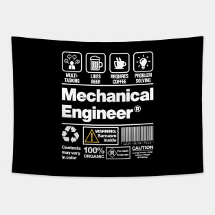 'Mechanical Engineer' Funny Mechanic Tapestry