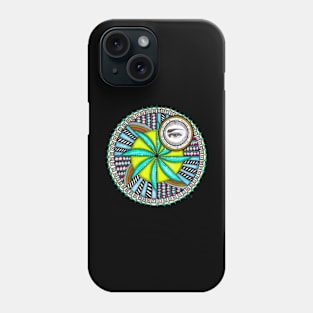 The Eye of Knowing Mandala Phone Case