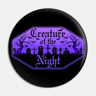 Creature of the Night Pin