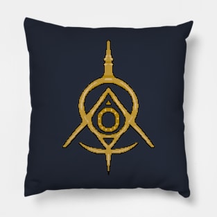 Golden Cultist Symbol Pillow