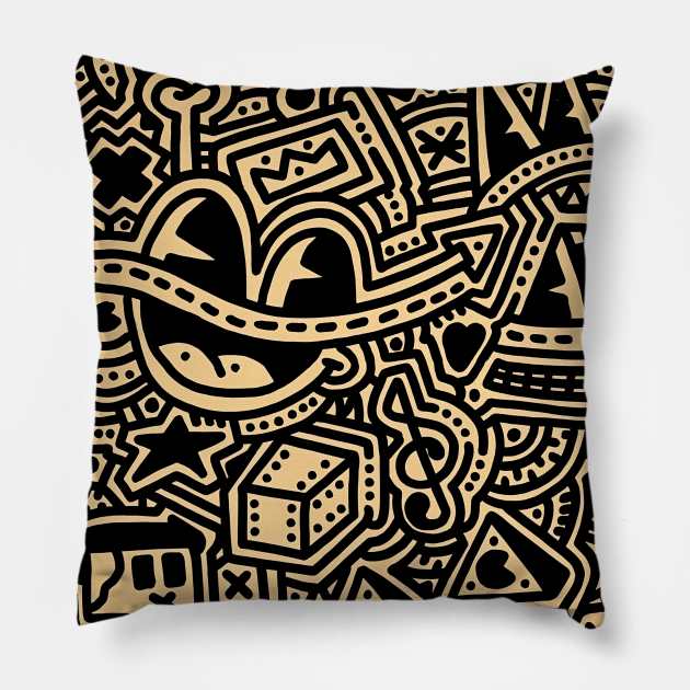 Hard way Pillow by Ottograph