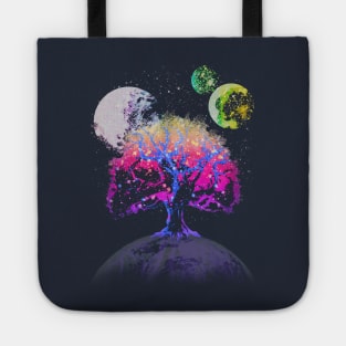 Space Tree of Life Tote