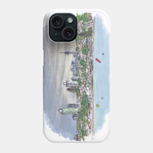 Auckland Skyline - Milford Beach Phone Case