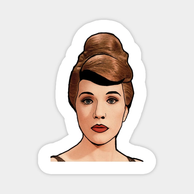 Darling Lili Julie Andrews Magnet by baranskini