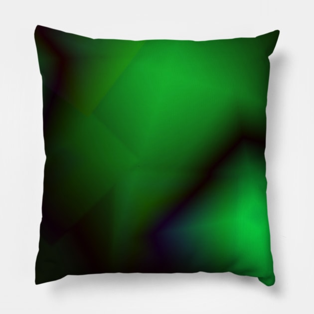 GREEN BLACK ABSTRACT TEXTURE Pillow by Artistic_st