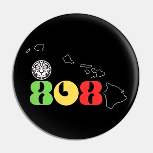 808 Hawaii Pin