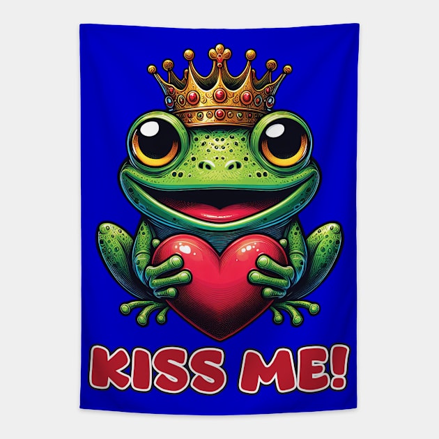 Frog Prince 44 Tapestry by Houerd