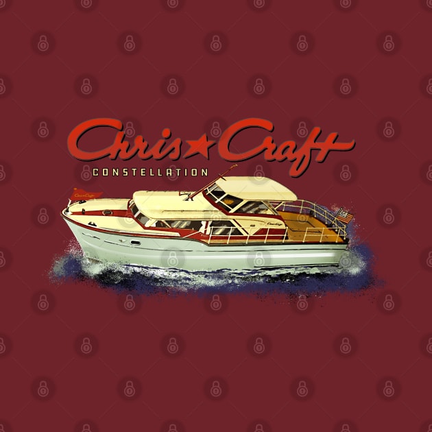 Chris Craft Constellation by Midcenturydave