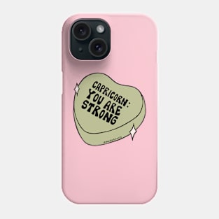 Capricorn Conversation Heart Phone Case