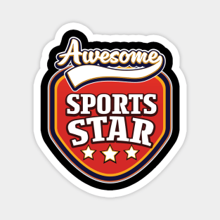 Awesome Sports Star Magnet