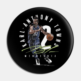 Karl-Anthony Towns Minnesota Number Pin