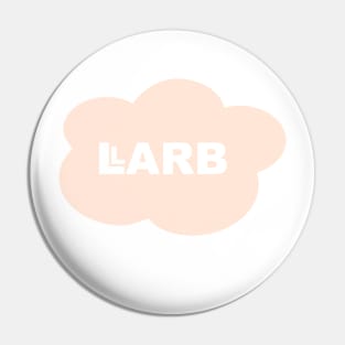 Peach LARB Studios Cloud | LARB Studios & Abelia Rose Pin