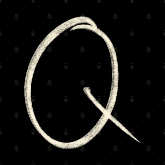 Hand Drawn Letter Q by Saestu Mbathi