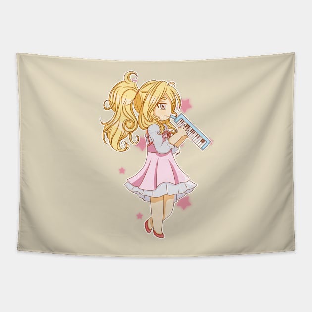 Chibi Kaori Tapestry by SileniaDream