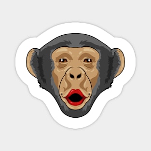 Monkey with Kiss mouth Magnet