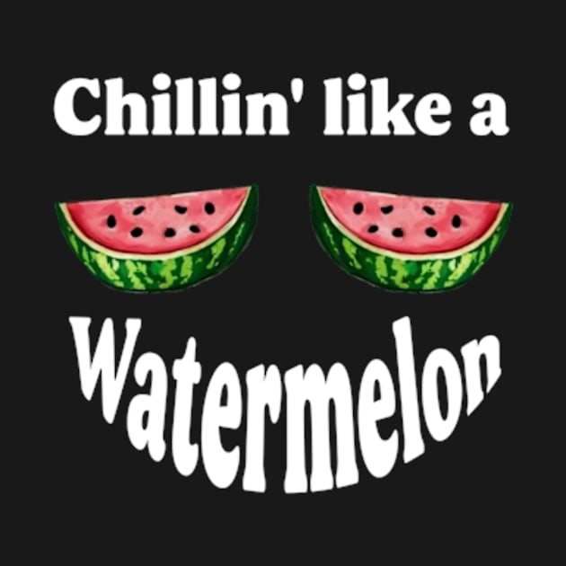 Chilling watermelon by Kamaripen