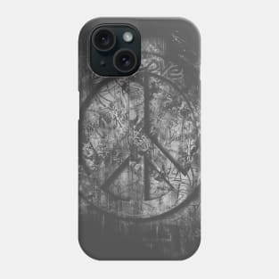 3D Peace Sign - One Love - Graffiti - Grunge Phone Case