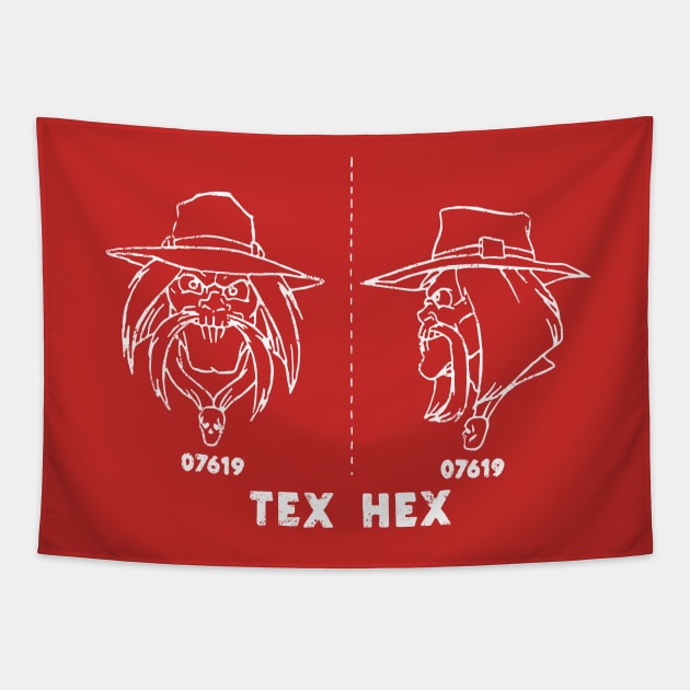 Tex Hex - White Tapestry by cuddleparty