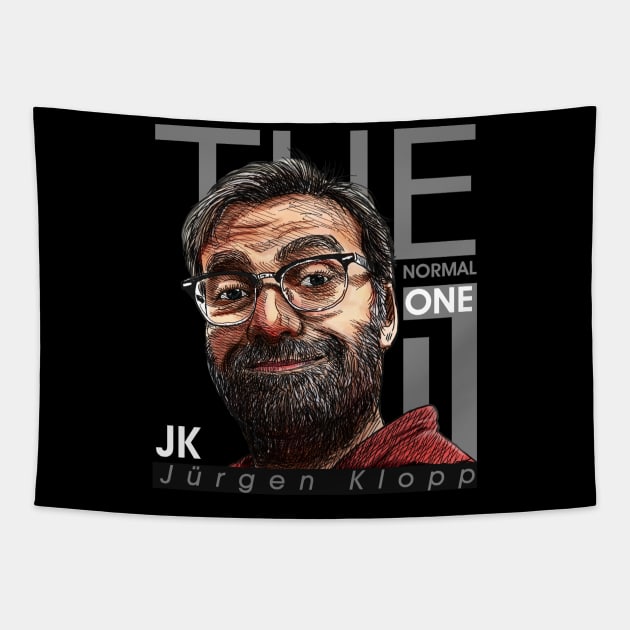 Jurgen Klopp The Normal One Tapestry by cattafound