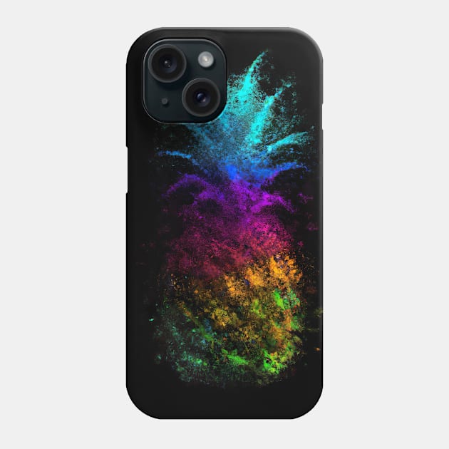 Rainbow Pineapple Phone Case by maxcode