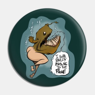 Angler Fish Prom Date Pin