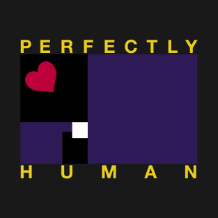 Perfectly Human - Leather Pride Flag T-Shirt