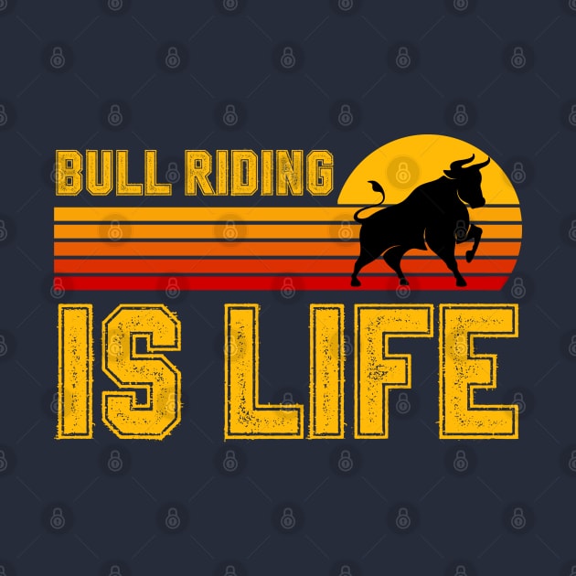 Bull Riding Is Life by footballomatic