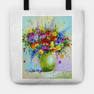 Bouquet of meadow flowers Tote