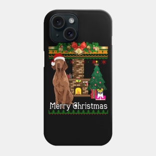 Ugly Christmas Sweater VIZSLA Phone Case