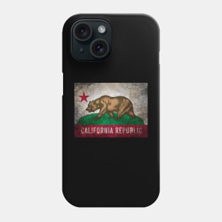 California Bear Flag (vintage Grunge Style) #2 Phone Case