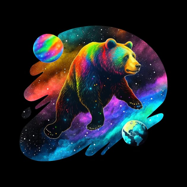 Space bear by WonderFlux