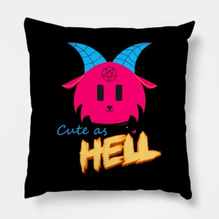 Cute as hell Pillow