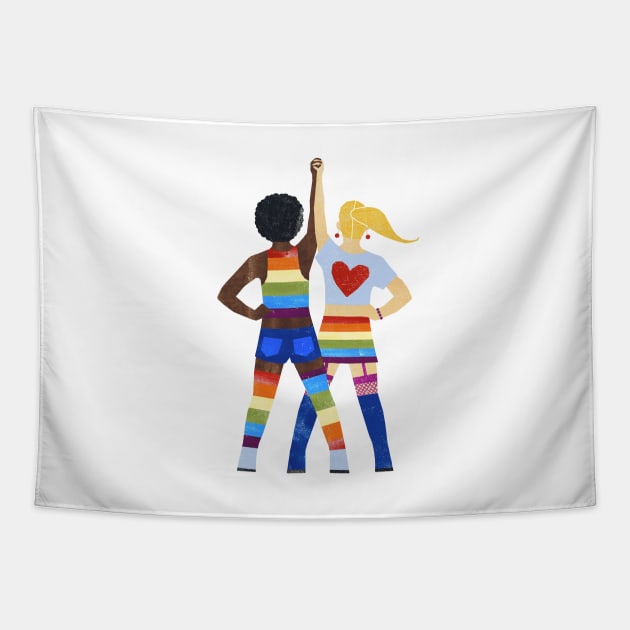 Gay Pride: Ladies Tapestry by JCPhillipps