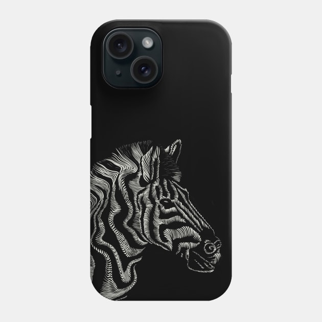 Zebra Phone Case by MONSIN