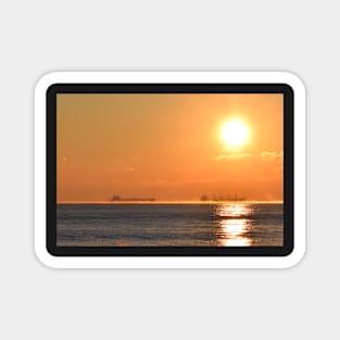 Tropical Summer Sunrise Magnet