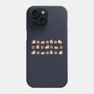 Corgi and Donuts Phone Case