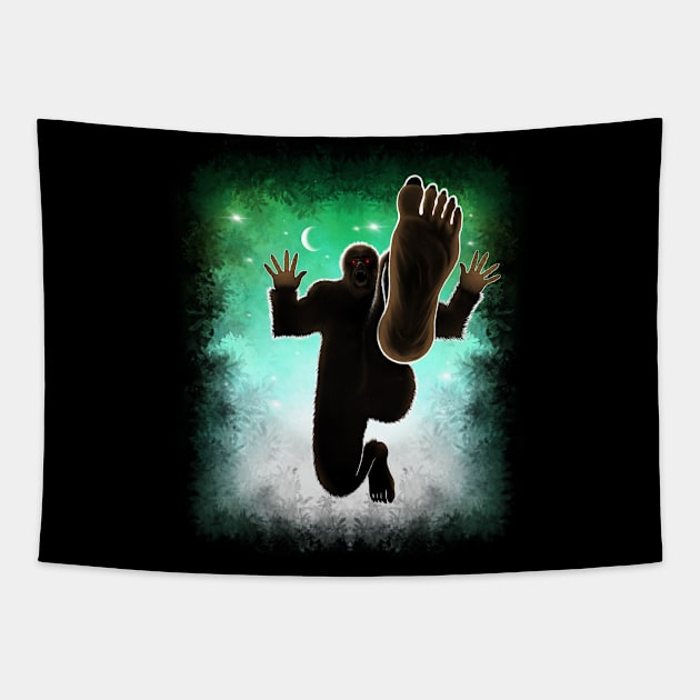 Big foot Halloween Tapestry by Artardishop