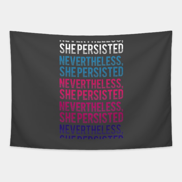 nevertheless, she persisted - long Tapestry by ellembee