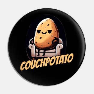 Couch Potato Lazy Day Design Pin