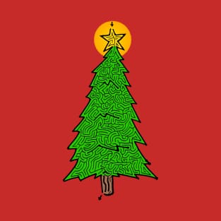 Christmas Tree Maze T-Shirt